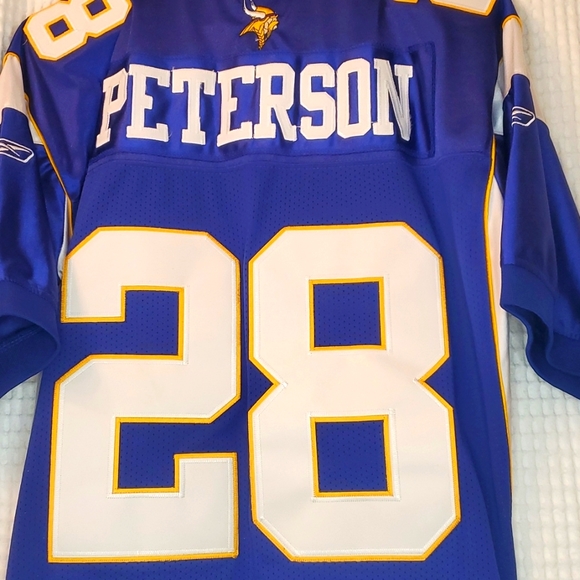 NWOT Official NFL Minnesota Vikings Jersey #28 Adrian Peterson - Picture 7 of 8